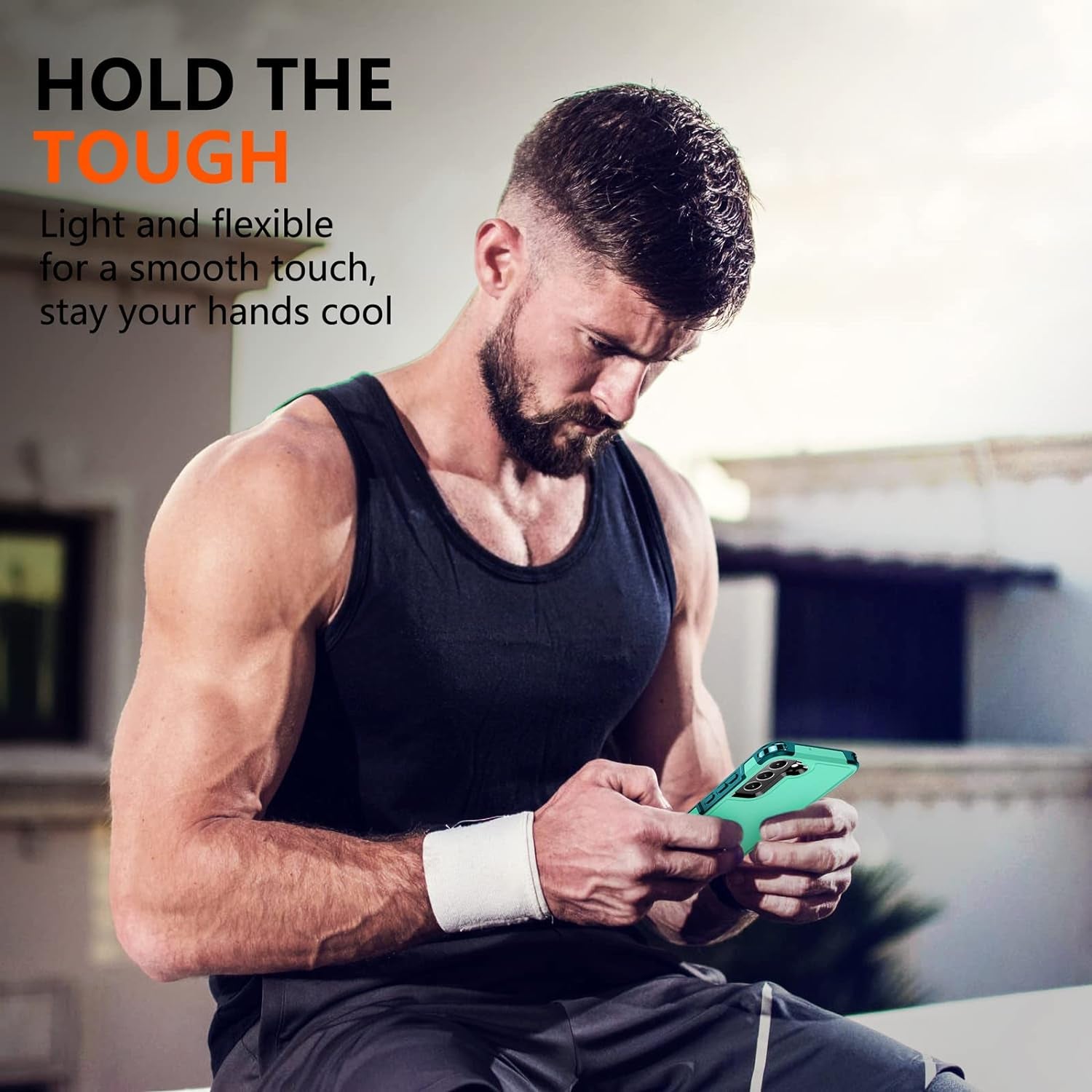 SPIDERCASE for Samsung Galaxy S22 plus Case, [10 FT Military Grade Drop Protection], 2 Pack [Tempered Glass Screen Protector+Camera Lens Protector] Heavy Duty Shockproof Case, Light Green  SPIDERCASE   