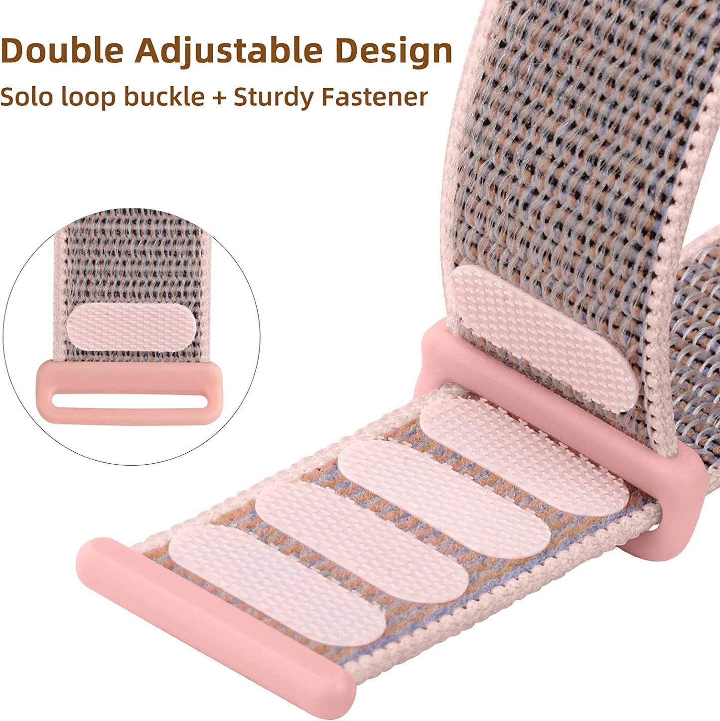 WJK 6 Pack Stretchy Nylon Solo Loop Bands Compatible with Apple Watch 38Mm 40Mm 41Mm 42Mm 44Mm 45Mm 49Mm Women Men, Adjustable Braided Sport Elastic Wristband for Iwatch Ultra SE Series 8 7 6 5 4 3 2 1  WJK   