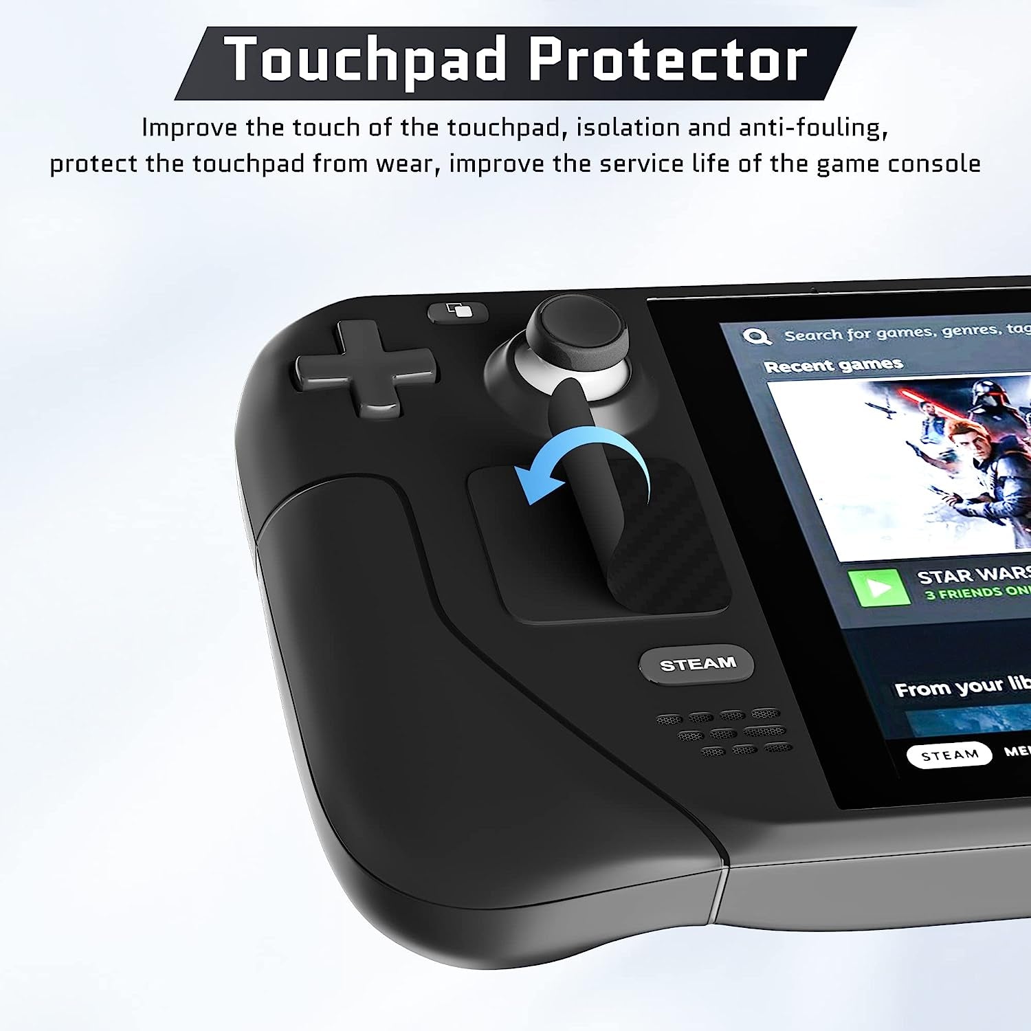 16 Pack - RHOTALL Dust Proof Kit for Steam Deck, Protective Accessories for Steam Deck with Protective Sticker, Dust Plugs, Dust Cover, Rocker Caps  RHOTALL   