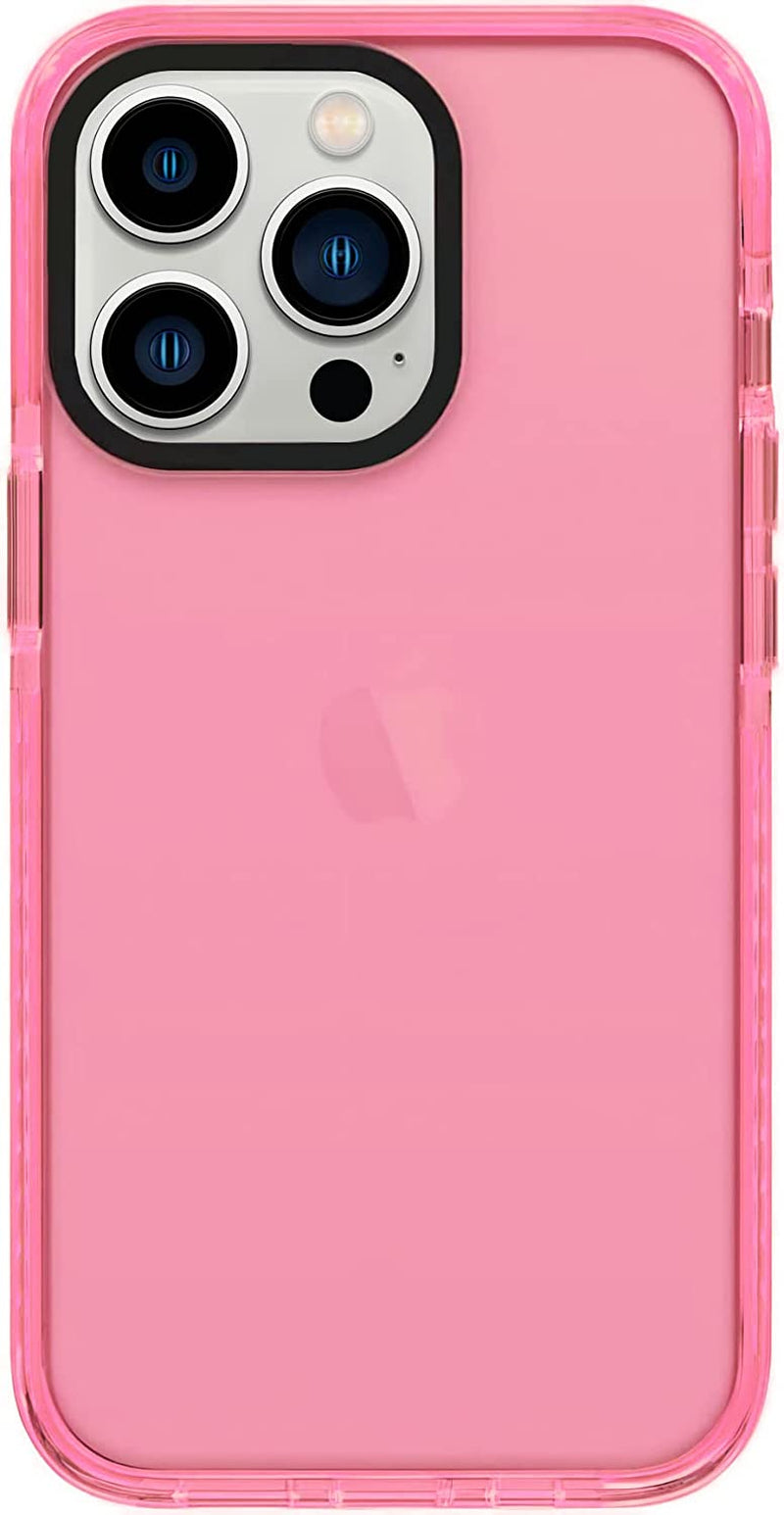 Neon Clear Iphone 14 Pro Max Case, Vibrant 80S Design, Camera Protector, Soft Silicone Shockproof - 6.7Inch  Simapu   
