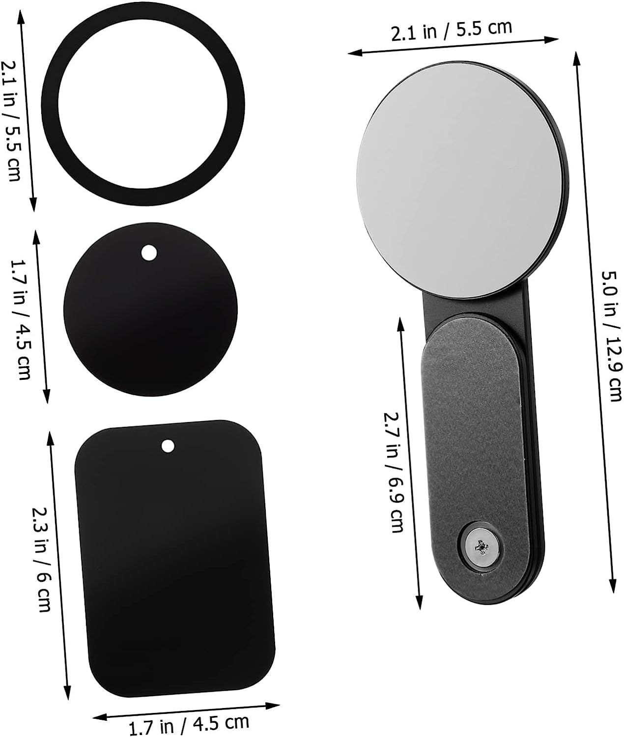 UKCOCO Bracket Car Laptop Mount Magnetic Car Mount Desk Laptop Stand Magnetic Laptop Stand Magnetic Phone Holder for Laptop Magnetic Laptop Bracket Magnetic Phone Holder Mount Phone Rack  UKCOCO   