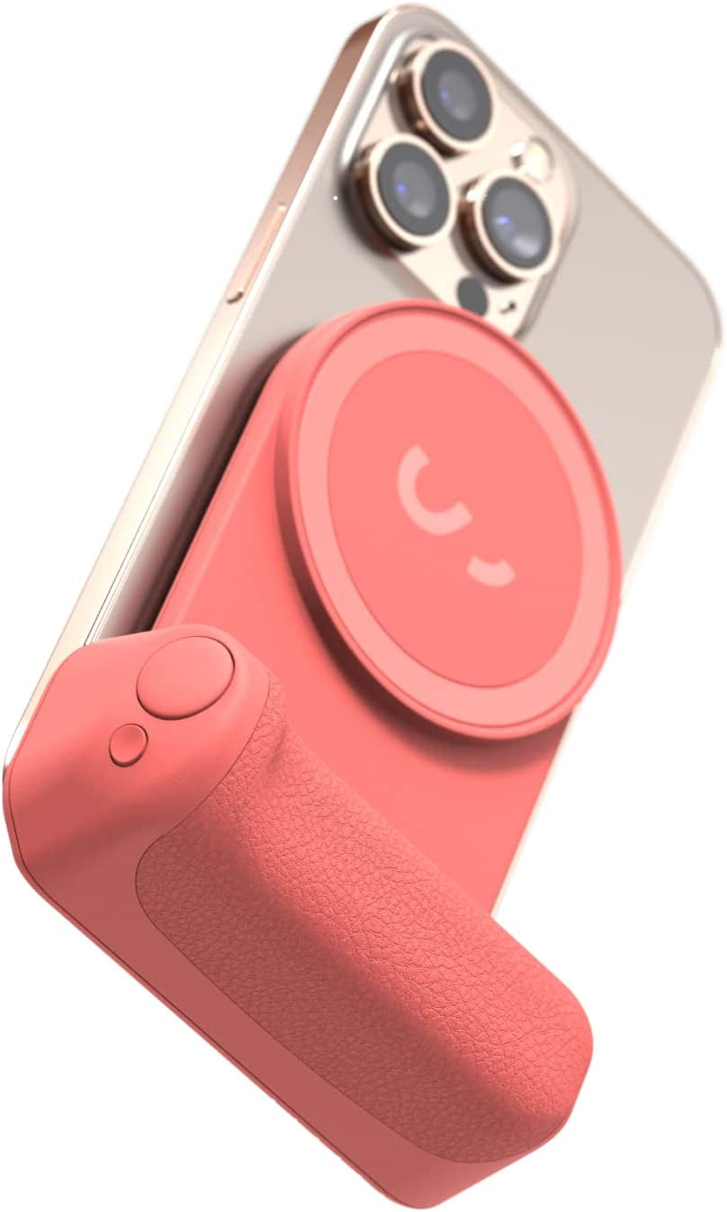 Shiftcam Snappod - Video Selfie Stick and Tripod - Magnetic Mount Snaps on to Any Phone - Tiltable Design | Midnight  ShiftCam Pomelo SnapGrip 