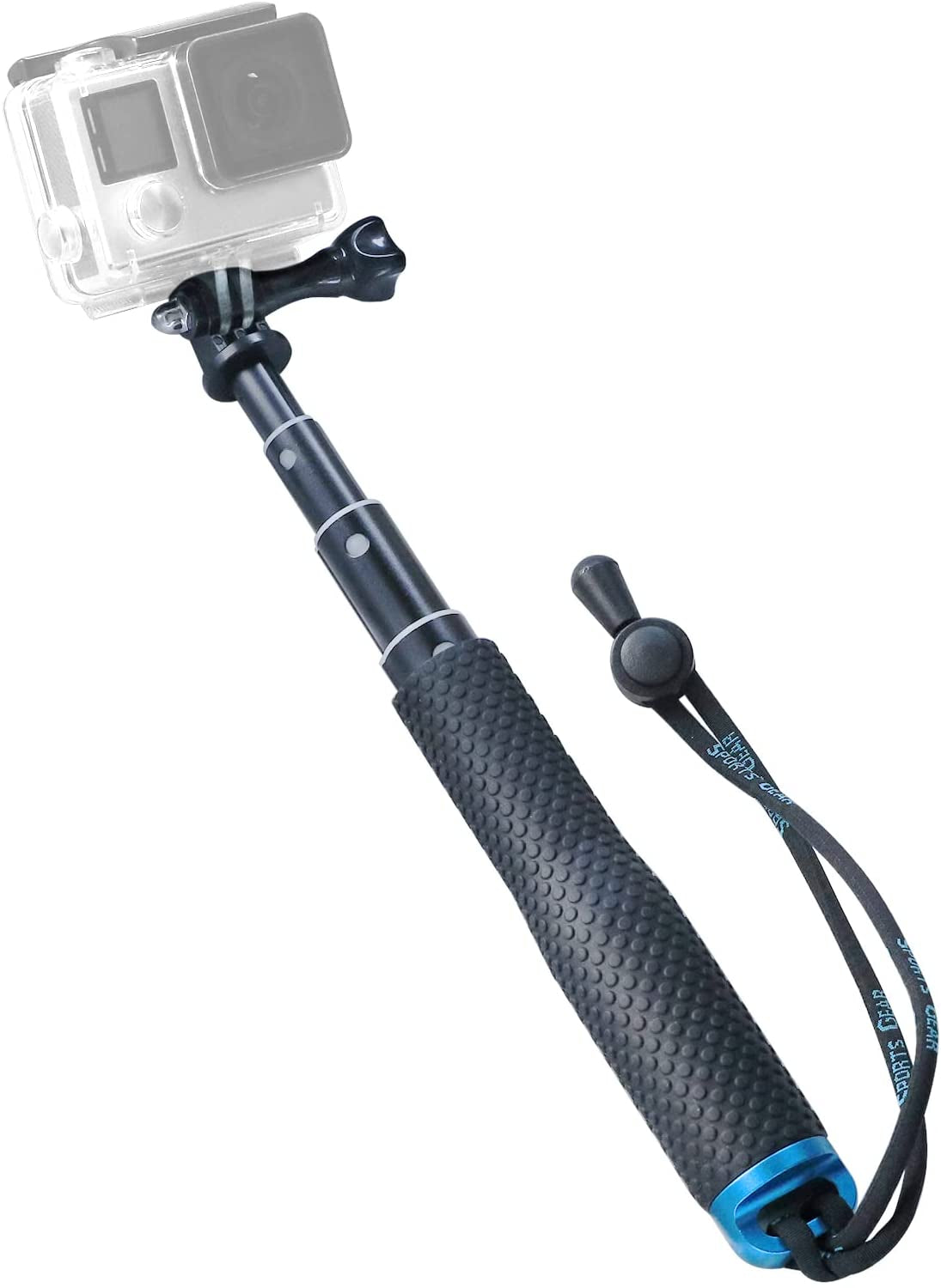 Trehapuva Selfie Stick, 19” Waterproof Extension Hand Grip Adjustable Monopod Pole Compatible with Gopro Hero(2018) Hero 10 9 8 7 6 5 4 3+ 3 Session, AKASO, Xiaomi Yi,Sjcam SJ4000 SJ5000 SJ6000 More  Trehapuva   