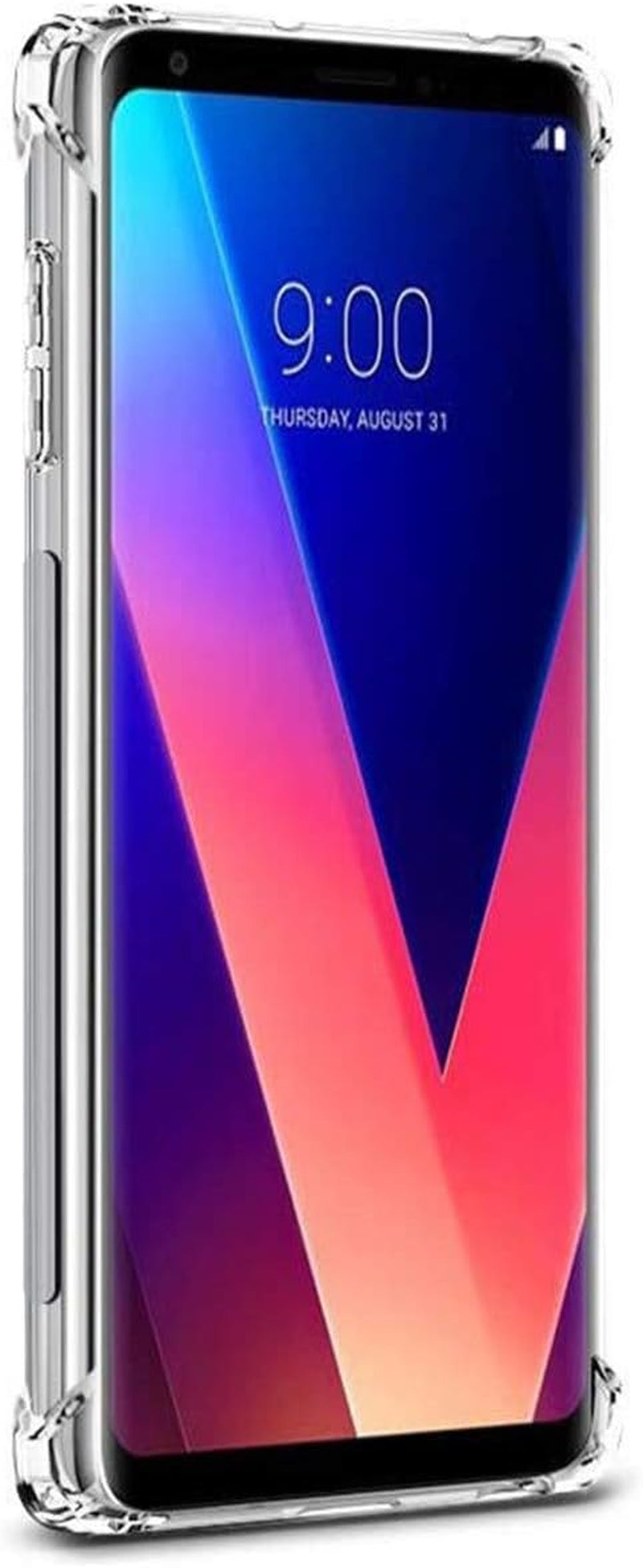 Icovercase Compatible with LG V30 Case, Crystal Clear Soft TPU Shock Absorption Bumper Slim Thin Cover Case -Clear  iCoverCase   