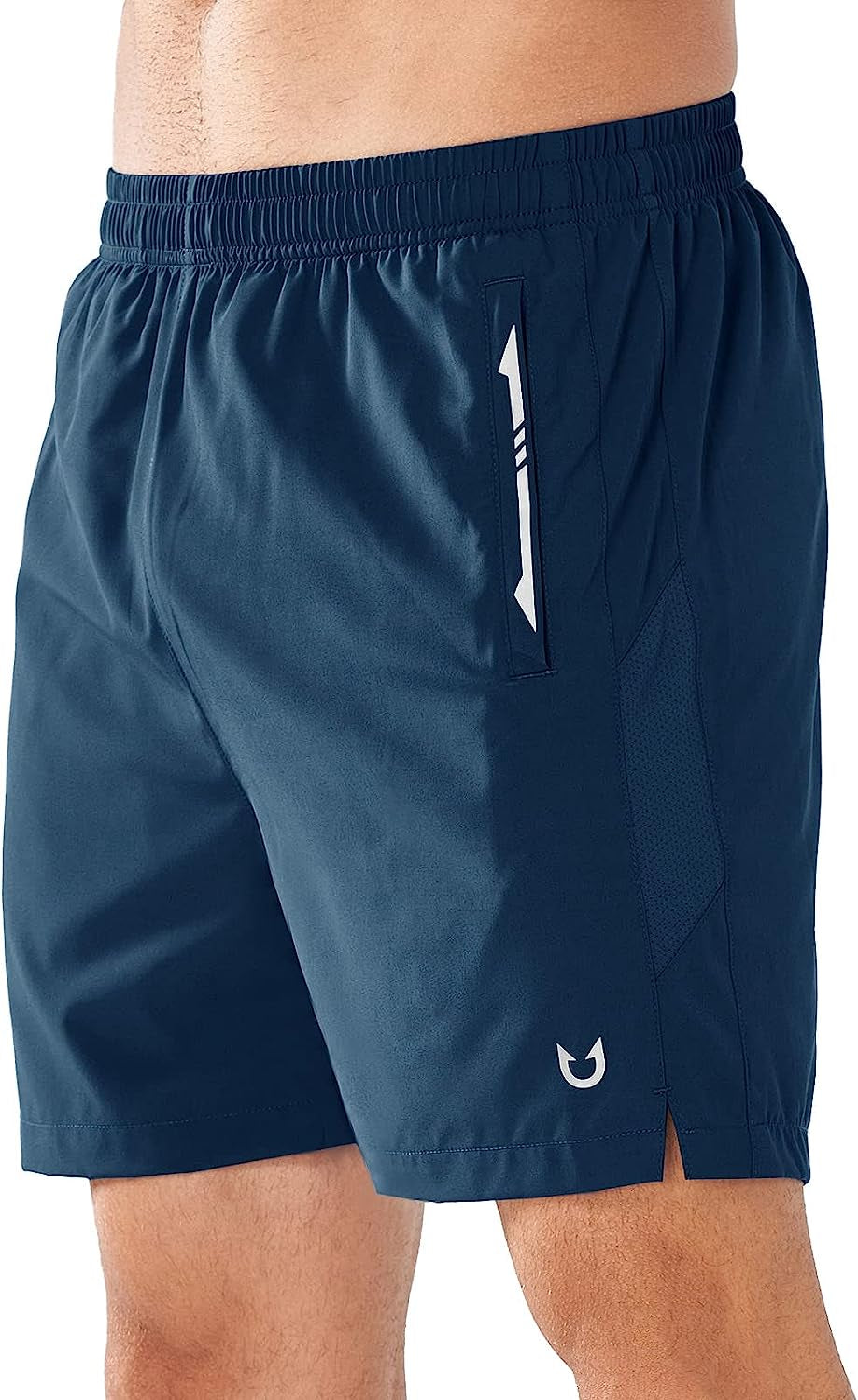 NORTHYARD Men'S Running Athletic Shorts 5 Inch Workout Gym Tennis Quick Dry Short for Active Training with Zipper Pockets  NORTHYARD Seablue 5 inch X-Large