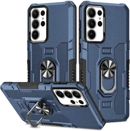 MGSBCXN Armor Case for Samsung Galaxy Note20 Ultra 5G, Military Grade Shockproof Samsung Galaxy Note 20 Ultra Case, Heavy Duty Protection Samsung Note 20 Ultra 5G Case with Ring Kickstand, Blue  MGSBCXN   