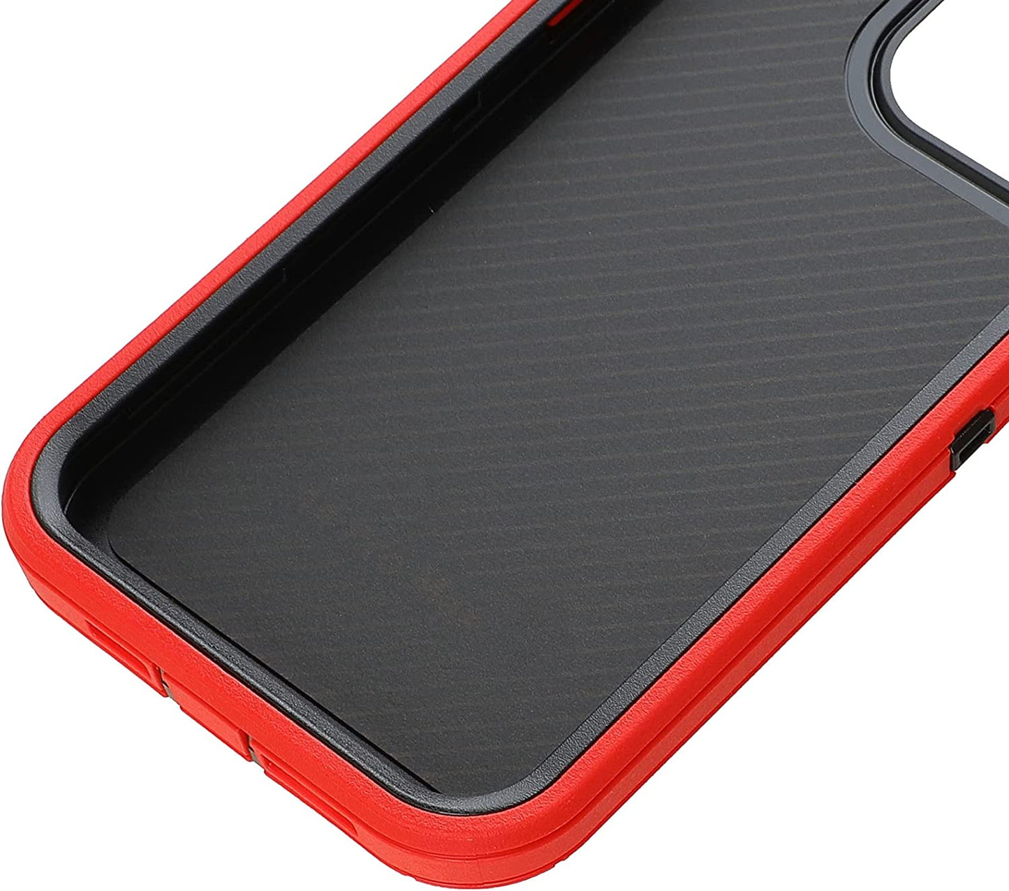 Compatible with Iphone 14 Pro Max Case Heavy Duty Protective Phone Case,Military Grade Full Body Protection Shockproof/Drop Proof Durable Phone Cover for Apple Iphone 14 Pro Max 6.7" Red/Black  droperprote   