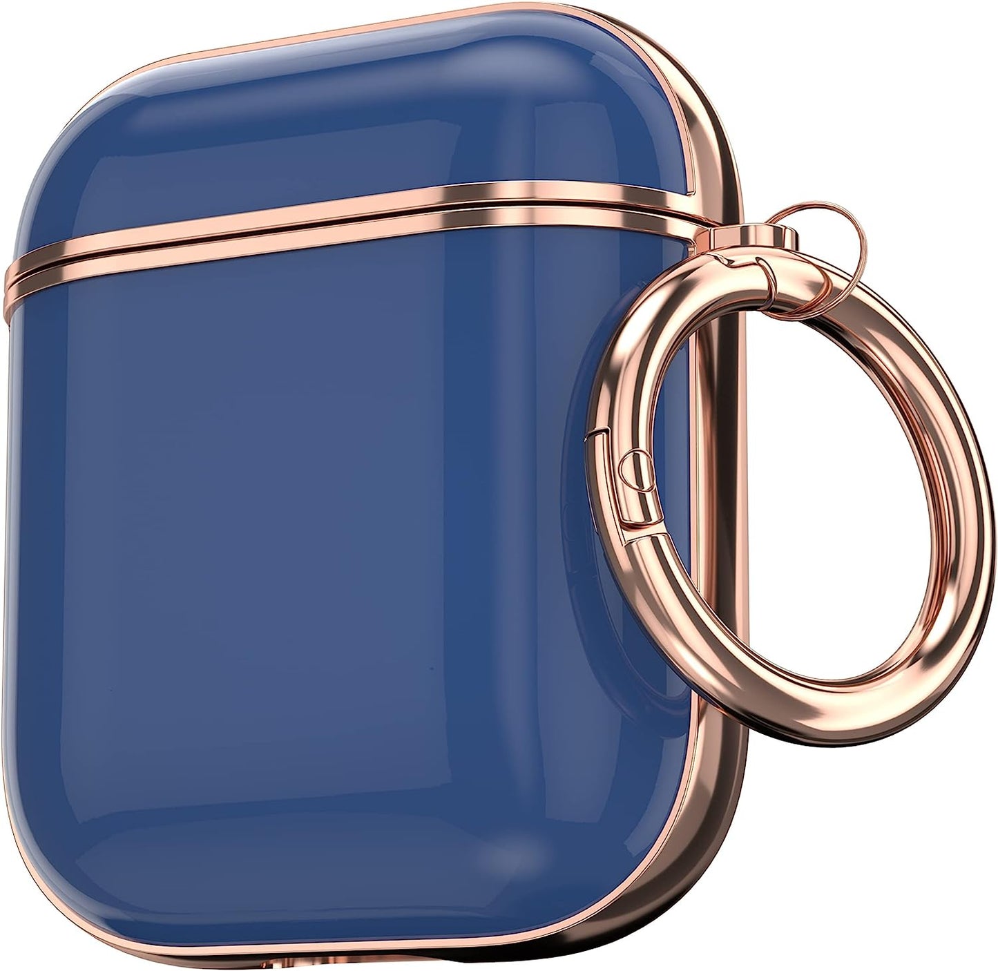 Maxjoy for Airpods Case Cover, Sunflower Flower Cute Air Pod 2 Case for Women Hard Protective Ipods Cover with Keychain for Airpod 2Nd 1St Generation Wireless Charging Case, Floral  Maxjoy Deep Blue  