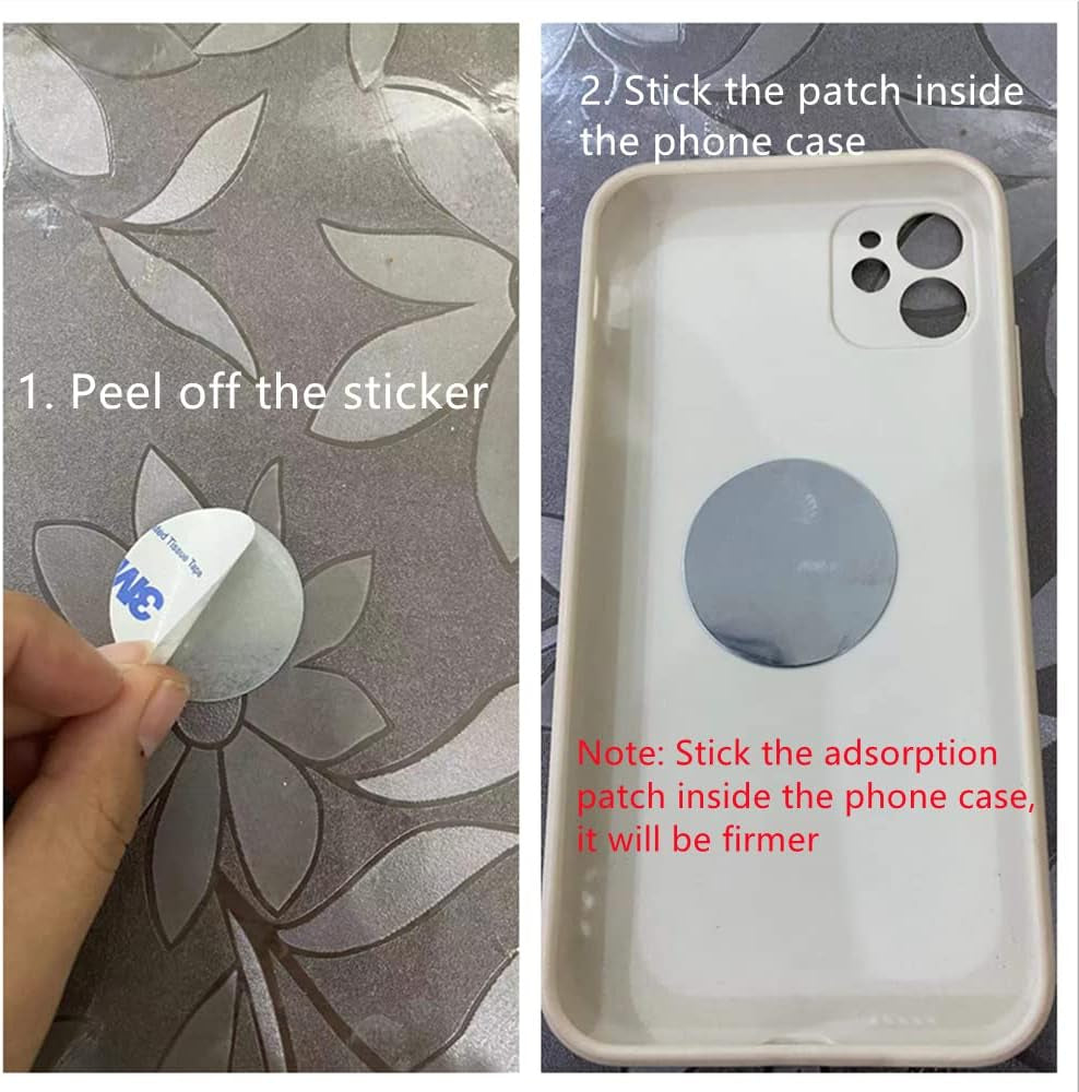 Dlmlemu Magnetic Phone Holder for Laptop, Slim Portable Adjustable Computer Monitor Side Clip Expansion Bracket for 4 - 8 Inches Iphone Smartphone, Mobile Phone Holder for Laptop Side Mount  Dlmlemu   