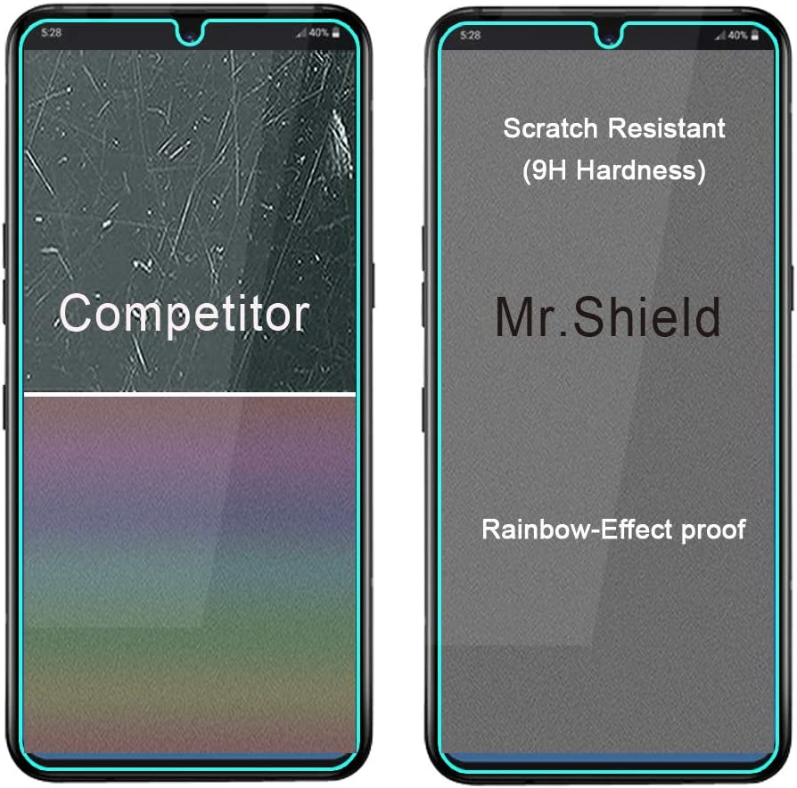 Mr.Shield [3-Pack] Designed for LG V60 Thinq/Lg V60 Thinq 5G / LG V60 Thinq 5G UW [Tempered Glass] [Japan Glass with 9H Hardness] Screen Protector with Lifetime Replacement  Mr.Shield   