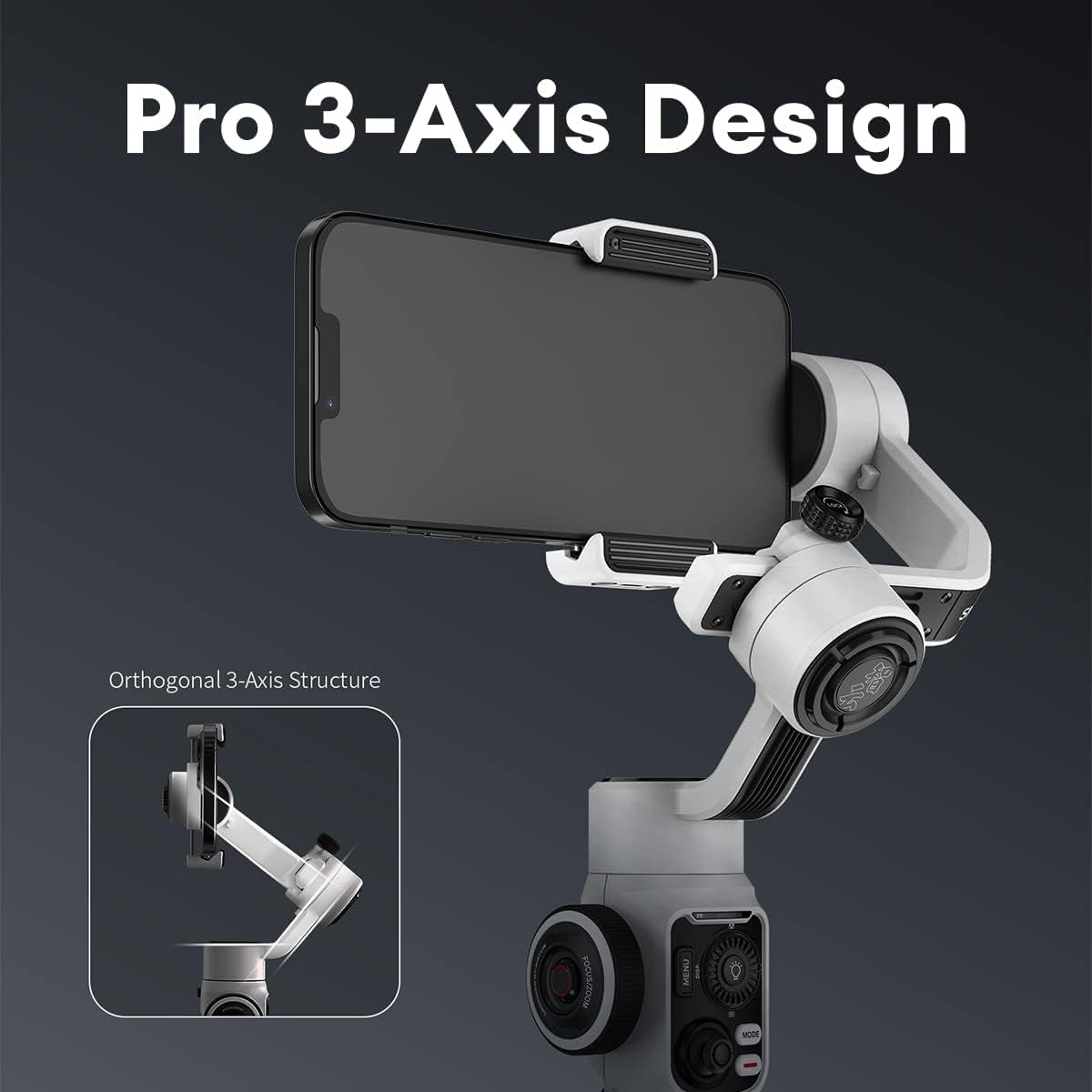 Zhiyun Smooth 5S Combo Gimbal Stabilizer Smartphone Stabilizer for Iphone 13 Pro Max 12 11 XS X XR 8 plus Android Cell Phone  ZHIYUN   