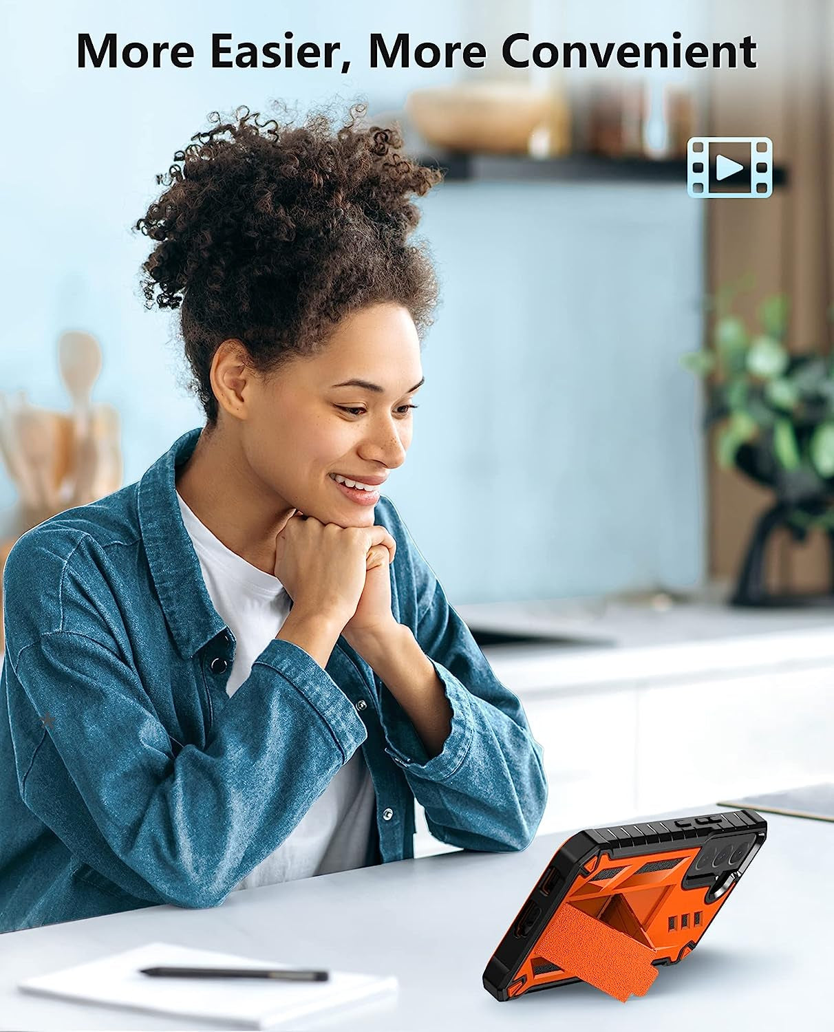 FNTCASE for Samsung Galaxy S22 Protective Case: Military Grade Protection Rugged Anti-Drop Case with Belt-Clip Holster & Kickstand - Full Shockproof Sturdy Durable Bumper Textured Cell Phone Cover  FNTCASE   