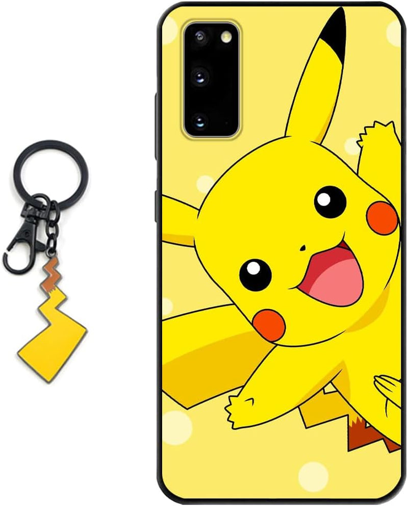 Starrycase Compatible with Samsung Galaxy S21 plus Case Anime Cute Design Soft Silicone Animation Cartoon Kawaii Cool Case for Samsung Galaxy S21 plus (With Figure Keychain)  Starrycase Case 3 Samsung Galaxy A14 5G 