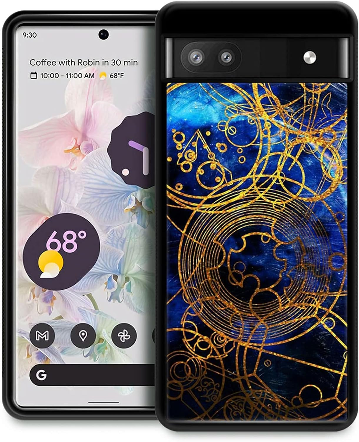 CARLOCA Compatible with Google Pixel 6A Case,Time Lord Writing Pattern Design for Girl Boy Shockproof Anti-Scratch Case for Google Pixel 6A  CARLOCA   