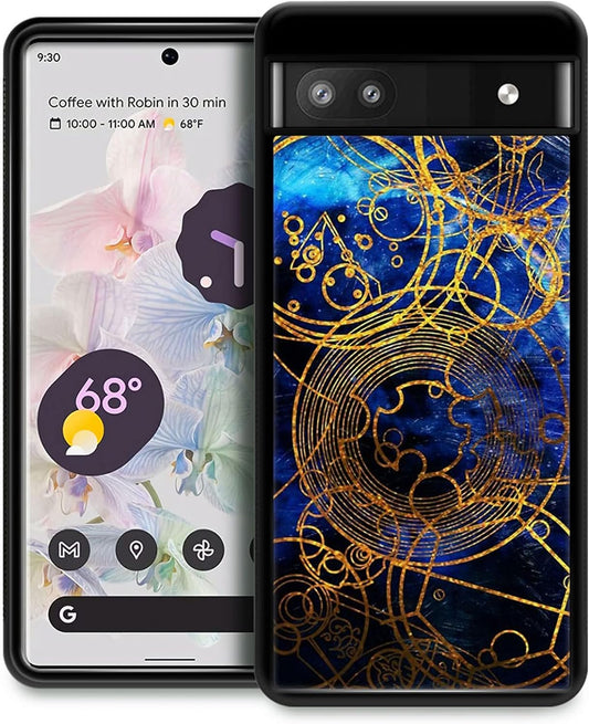 CARLOCA Compatible with Google Pixel 6A Case,Time Lord Writing Pattern Design for Girl Boy Shockproof Anti-Scratch Case for Google Pixel 6A  CARLOCA   