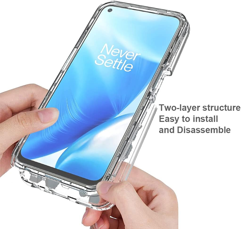 Zoeirc Case for Oneplus Nord N200 Case, Oneplus N200 5G Clear Case for Girls, Soft TPU 360 Full Body Shockproof Hybrid Bumper Crystal Clear Phone Case Cover for Oneplus Nord N200 5G (Blue Butterfly)  Zoeirc   