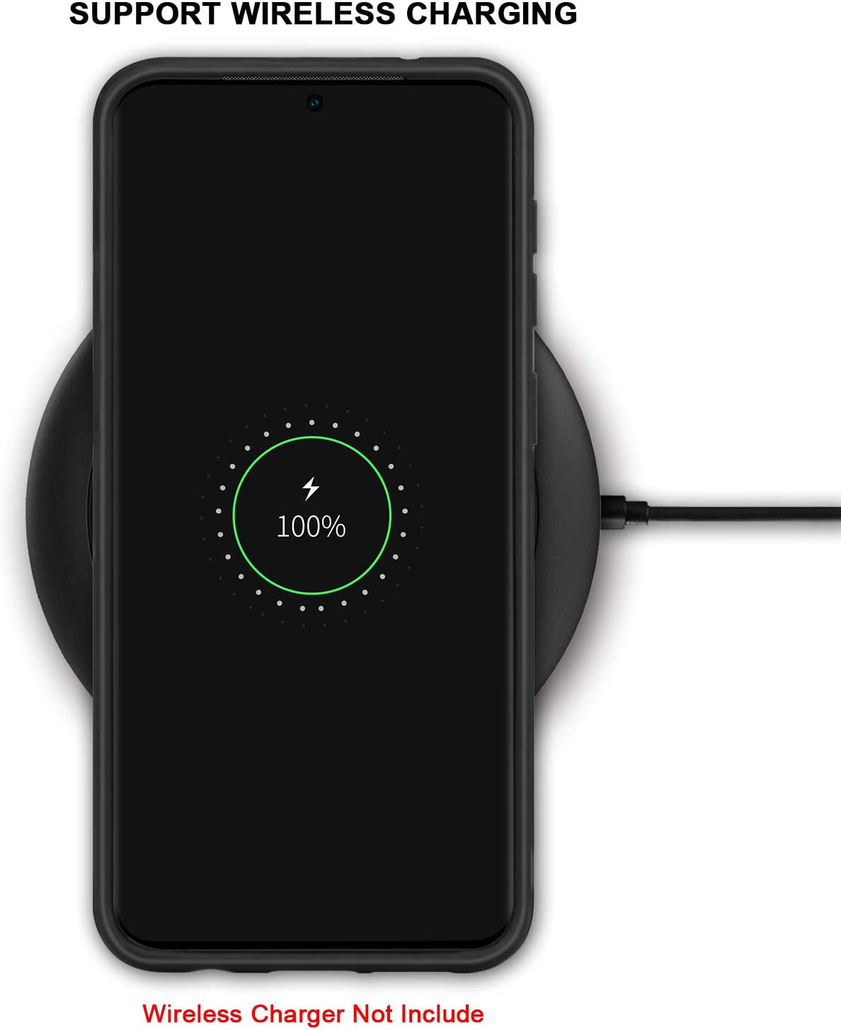 TENDLIN Compatible with Samsung Galaxy S21 Case Wood Grain with Carbon Fiber Texture Design Leather Hybrid Case Black  TENDLIN   