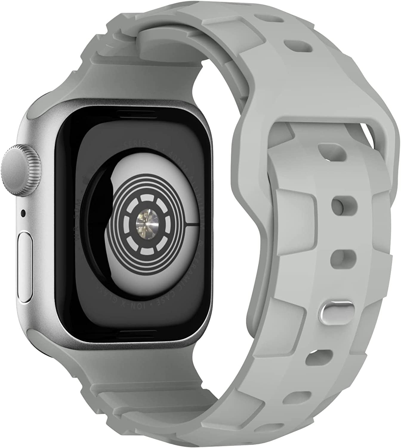 Recoppa Compatible with Apple Watch Band 49Mm 45Mm 44Mm 42Mm 41Mm 40Mm 38Mm Band for Men Women, Soft Silicone Replacement Bands for Iwatch Series 8/7/6/5/4/3/2/1/Se/Ultra  Recoppa Stone 41mm/40mm/38mm 