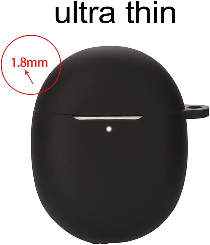 Accdeny Compatible for Google Pixel Buds Pro Headphone Case, [Supports Wireless Charging] [Shockproof Protective Case] Silicone Headphone Case (Black-White)  Accdeny   