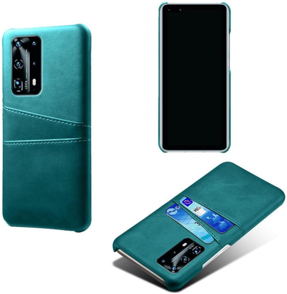 YOGISU for Huawei P40 Pro Lite Card Slot Holder PU Case for Huawei P40 Pro P40Lite P30 P20 Mate 30 Pro 20 Lite Cover,Gray,For Huawei P20  YOGISU Green For Huawei P20 