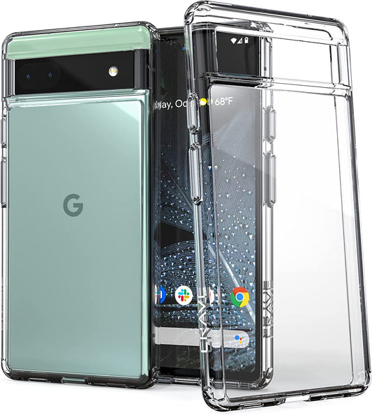 Crave Clear Guard for Pixel 6A Case, Shockproof Clear Case for Google Pixel 6A  Crave   