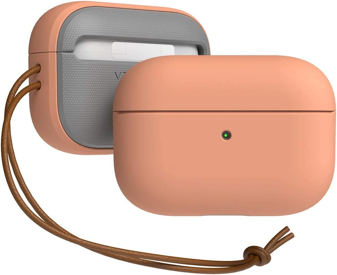 VRS Design Modern for Apple Airpods Pro Case (2019) Sand Stone [US Patent Registered]  VRS DESIGN Peach  