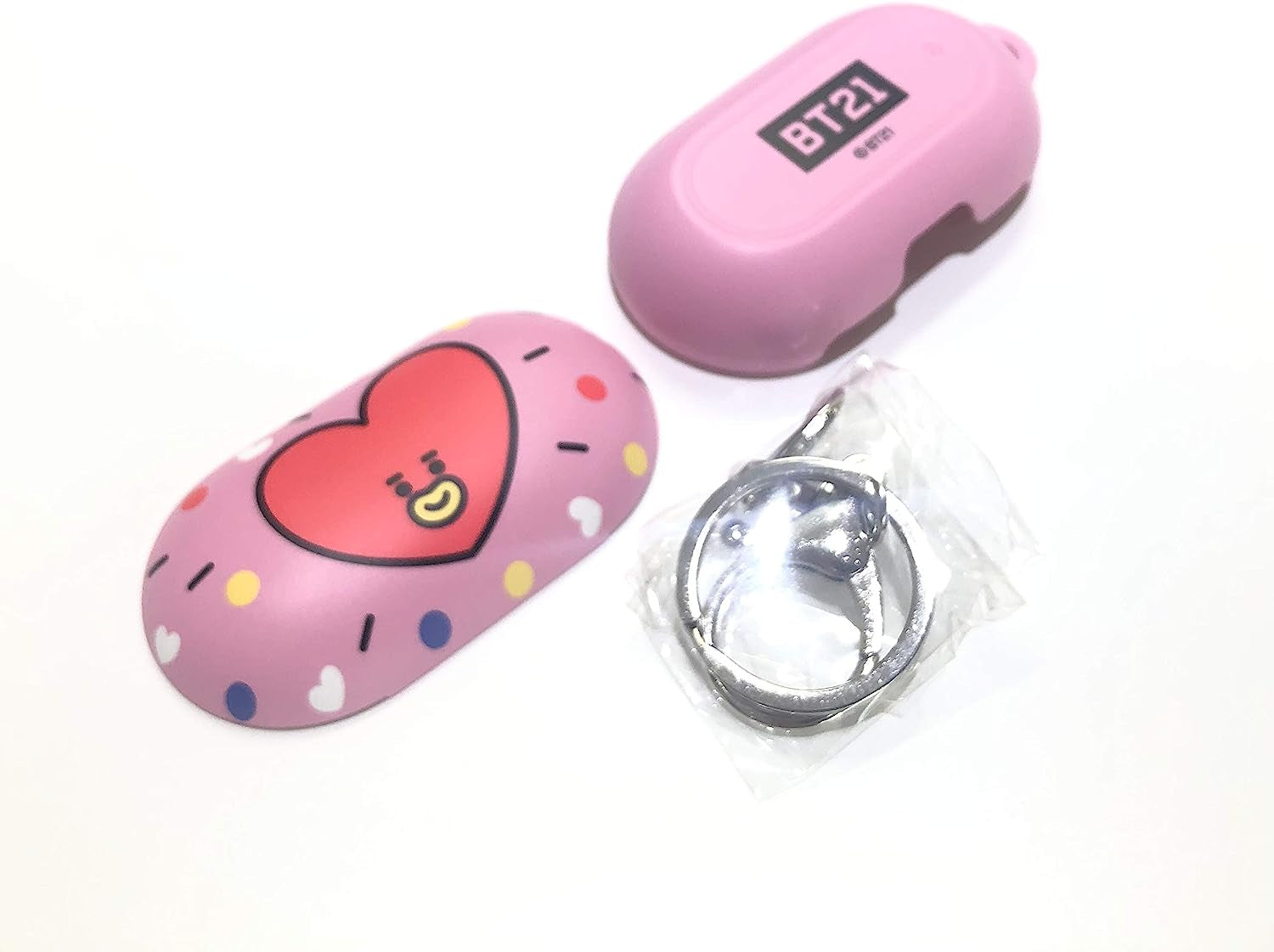 BT21 Official Buds Case Cover, V, Full Protective Cover Compatible with Samsung Galaxy Buds  GCASE   