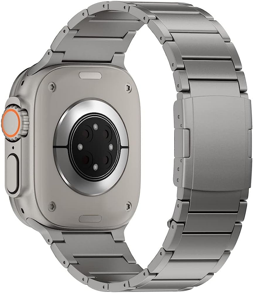 Ultra Titanium Band 49Mm Compatible with Apple Watch Ultra Metal Band - Titanium Metal Bracelet  Generic   