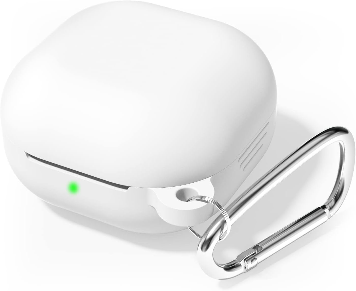 Oakxco Designed for Samsung Galaxy Buds 2 Pro Case (2022)/ Galaxy Buds Pro (2021)/ Buds 2/ Buds Live (2020) Cover Silicone Accessories, Protective Soft Rubber Case for Women Girl Cute, Burgundy  oakxco White  