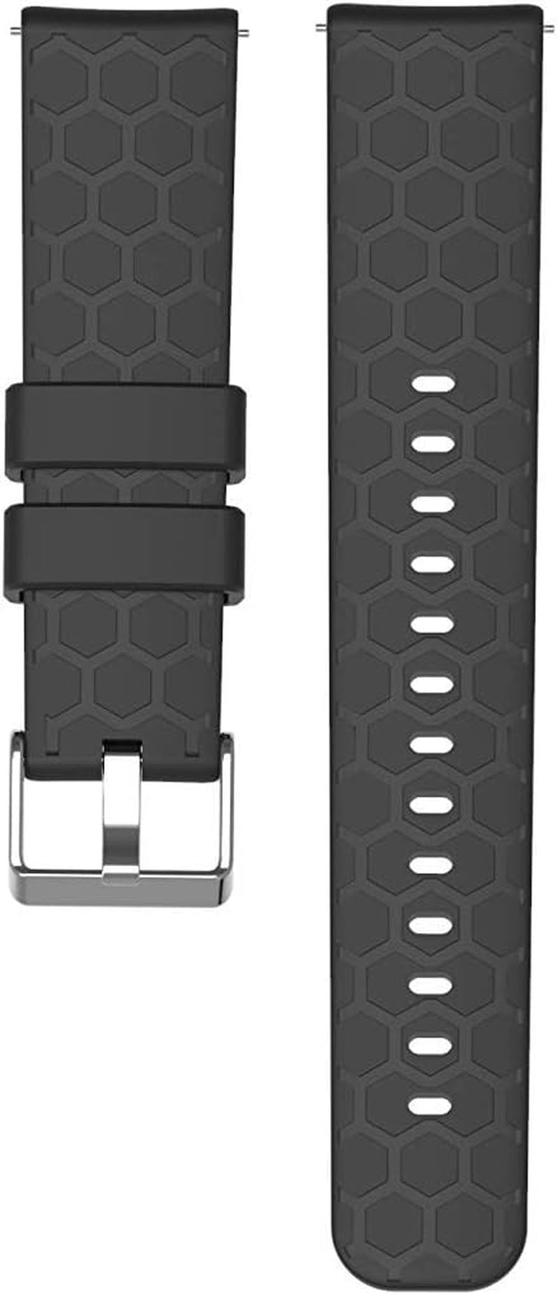 Compatible for Garmin Forerunner 245/Forerunner 645/Venu/Venu Sq/Vivoactive 3 Bands Replacement Accessory Sport Colourful Silicone Bracelet 6Pack 20MM Strap Band for Garmin Smartwatch  E ECSEM   