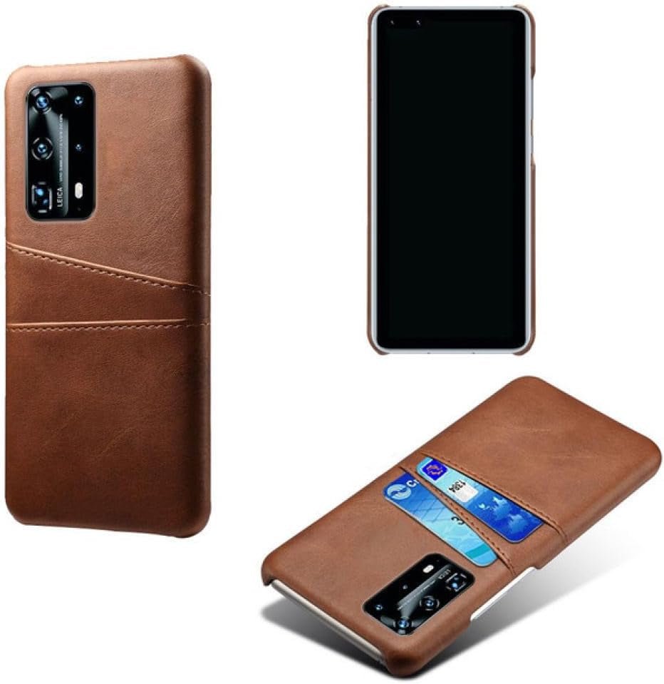 YOGISU for Huawei P40 Pro Lite Card Slot Holder PU Case for Huawei P40 Pro P40Lite P30 P20 Mate 30 Pro 20 Lite Cover,Gray,For Huawei P20  YOGISU Brown For Huawei P20 Pro 