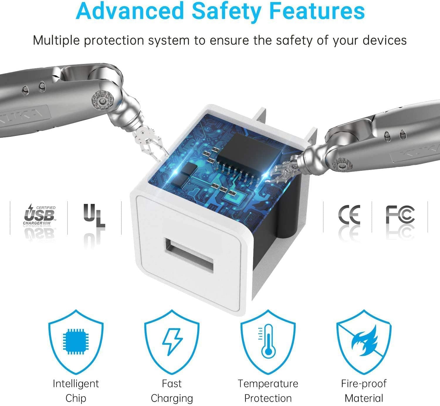 Iphone Charger, 2Pack[Apple Mfi Certified]Apple Charger Fast USB Wall Charger Travel Plug Block with Lightning Cable Iphone Charger Cord Quick Charging for Iphone 14/13/12/11 Pro/Xs Max/Xr/8/7/6S/Ipad  GOOD EVER TRADING LTD   