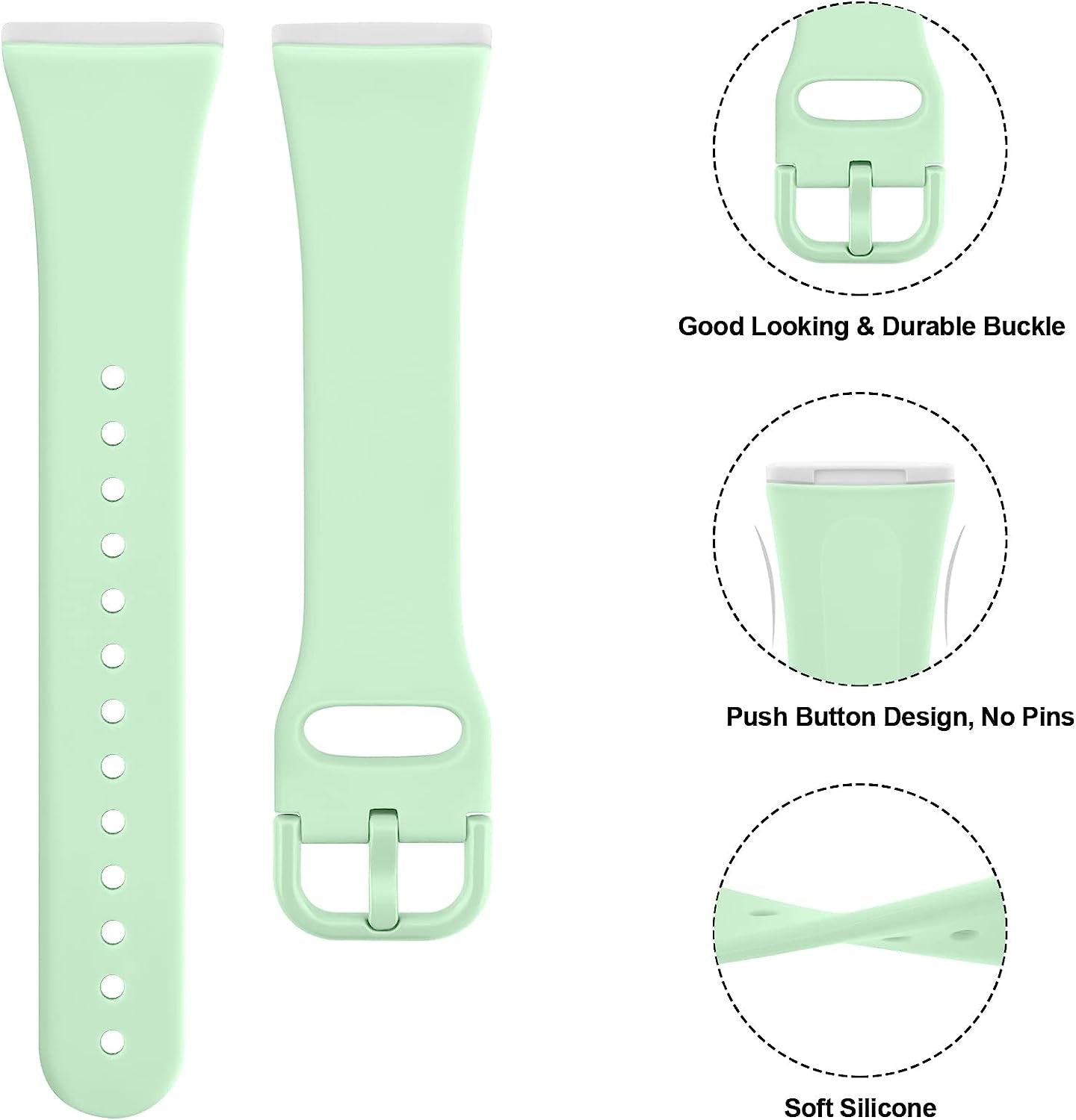 3 Pack Slim Soft Silicone Bands Compatible with Fitbit Versa 4 & Versa 3 Bands and Fitbit Sense 2 & Sense Bands for Women Men, Sports Wristbands Replacement Straps for Fitbit Versa 4 & 3 / Fitbit Sense 2 & Sense Smart Watch  AK   