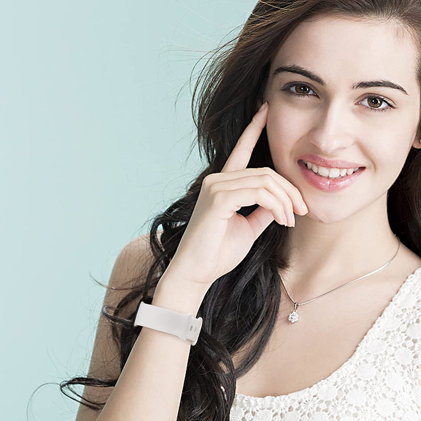 4 PACK Bands Compatible with Fitbit Sense 2 / Sense Bands/ Fitbit Versa 4/ Versa 3 Bands Women Men, Classic Soft Silicone Straps for Fitbit Sense 2 / Sense / Versa 4 / Versa 3 Smart Watch  AK   