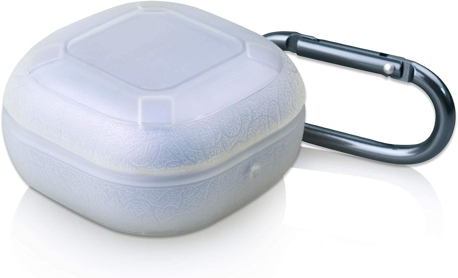 Thankscase Relief Texture Design for Galaxy Buds2, Galaxy Buds Pro Case/Galaxy Buds Live Case Cover Two-Piece Shockproof TPU Protective Case Support Wireless Charging LED Visible Cover, Matte  Thankscase   