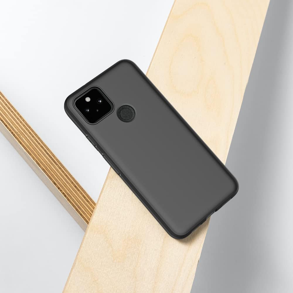 Puxicu Case for Google Pixel 4A 5G, Slim Design Matte Soft TPU Protective Cover - Black  Puxicu   