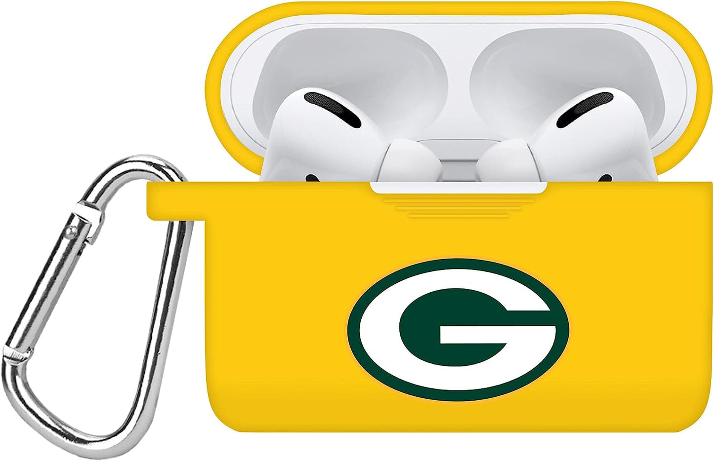 GAME TIME Tampa Bay Buccaneers Silicone Case Cover Compatible with Apple Airpods Pro Battery Case (Black)  Game Time Green Bay Packers - Yellow  