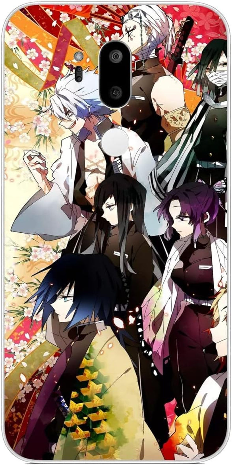 Compatible with LG G7 | LG G7 Thinq | LG G7 Fit | LG G7 One Sla'Yer Anime Cool De'Mon 913 Case Slim Soft Flexible TPU Thin Protective Cover Case Clear  CUENDX Demon Anime Shinobu Slayer 224  