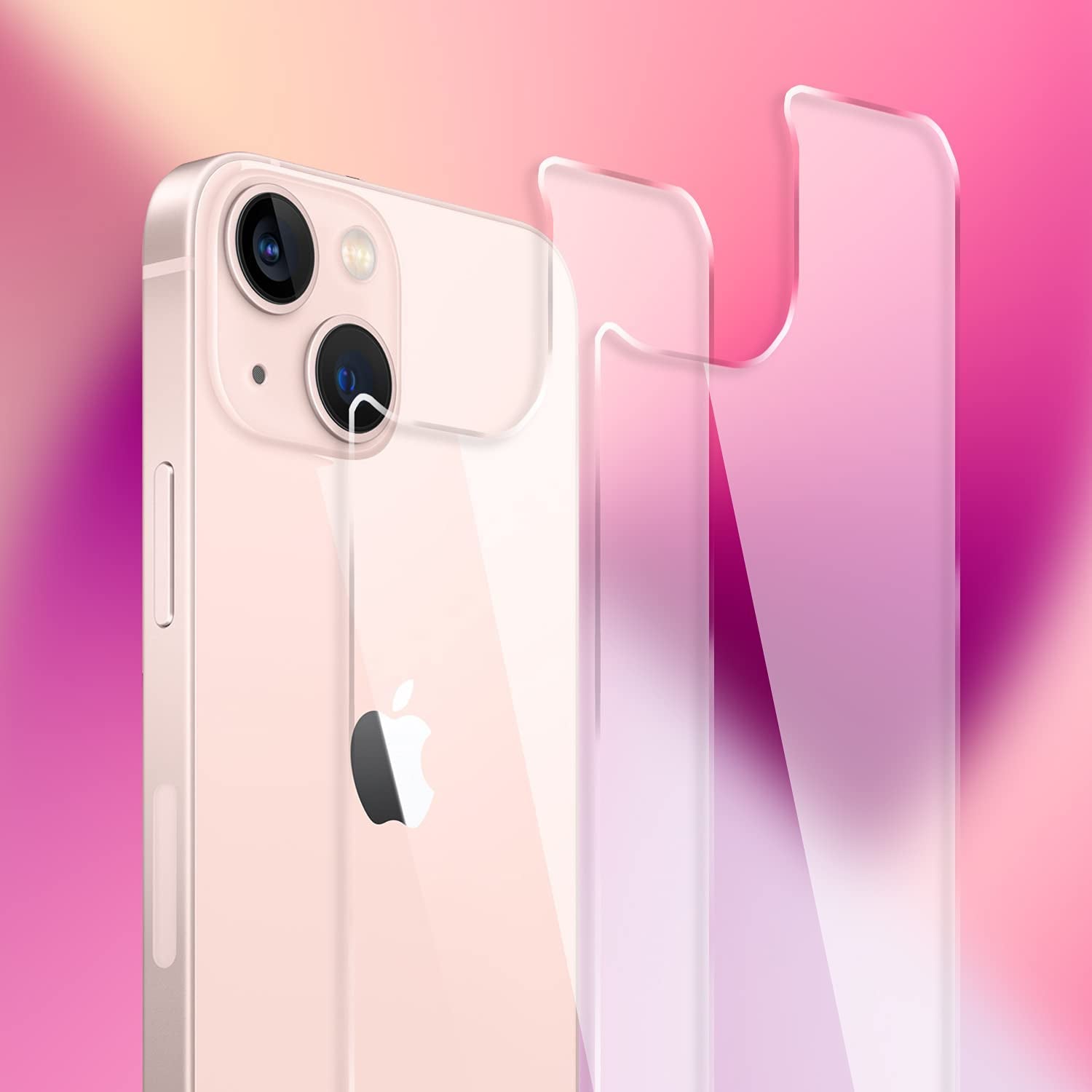 Shacoryze Back Screen Protector for Iphone 13 [2-Pack], Rear Tempered Glass [Haptic Touch] Temper Glass Film Premium HD Clarity Anti-Fingerprint/Scratch Compatible with Iphone 13 (6.1 Inch)  Shacoryze   