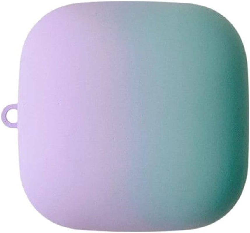 SKPY for Powerbeats Pro Case, Hard PC Shell Gradient Cute Shockproof Protective Case for Powerbeats Pro with Keychain for Boys Girls Teens Kids  SKPY Purple Green  