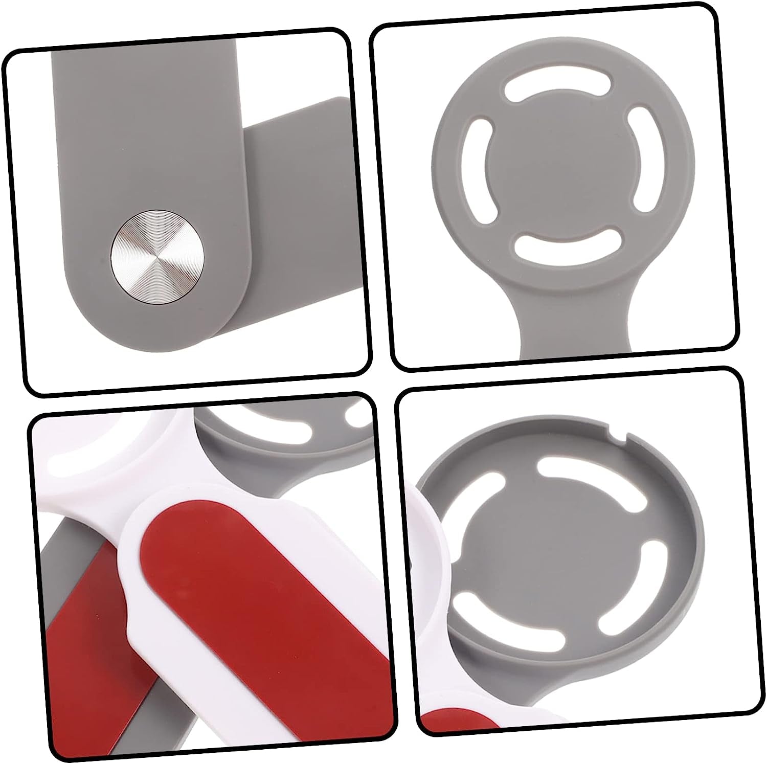 Mikikit 2Pcs Mobile Phone Holder Tablet Magnetic Mount Magnetic Phone Holder PC Laptop Phone Holder Mount Phone Holder Stand Laptop Phone Holder Cell Phone Holders Laptop Phone Mount Flat  Mikikit   