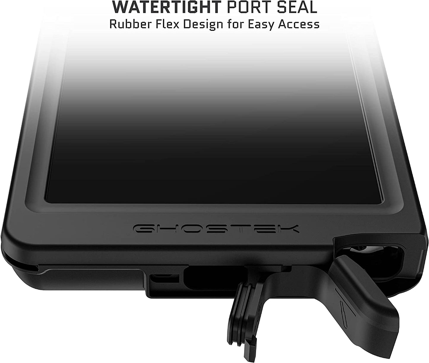 Ghostek NAUTICAL Slim Waterproof Case for Galaxy S22 Ultra 5G - Heavy Duty Shockproof Protection, Built-In Screen & Camera Lens Protector (Black)  Ghostek   