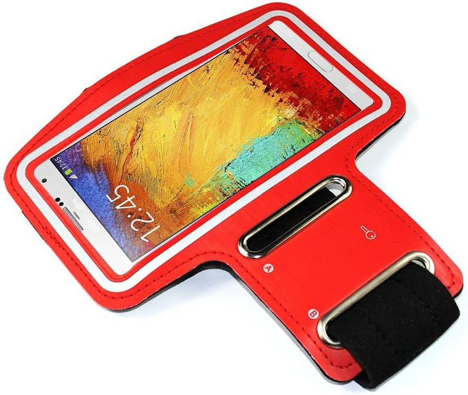 IMISSO Anti-Slip Sports Armband Case Compatible for Samsung Galaxy Note 2 N7100 Color Yellow  IMISSO Red  