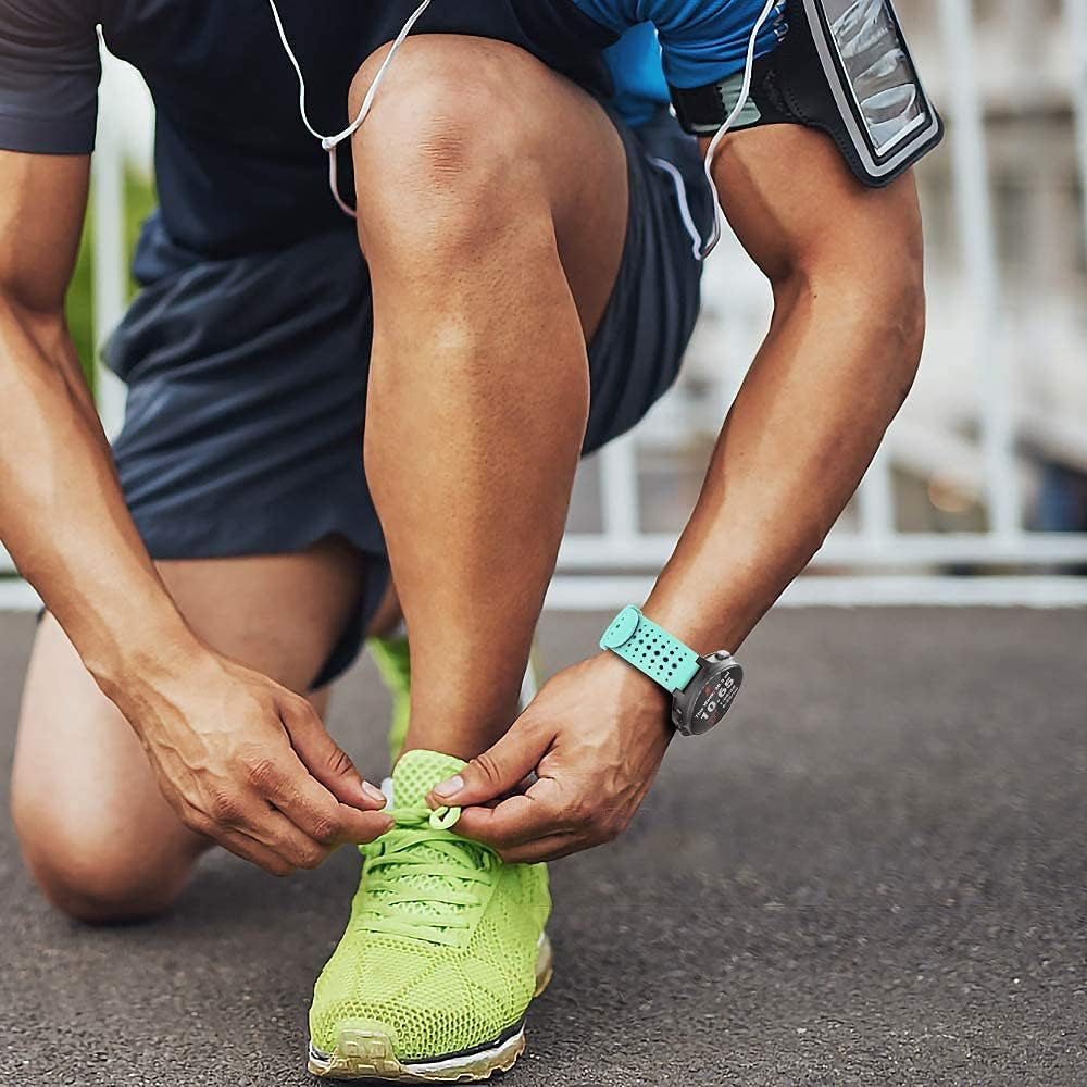 Eeomoik Bands for Garmin Forerunner 235 Band Silicone Bracelet for Forerunner 220/230/235/620/630/735XT/235 Lite Replacement Strap  EEOMOiK   