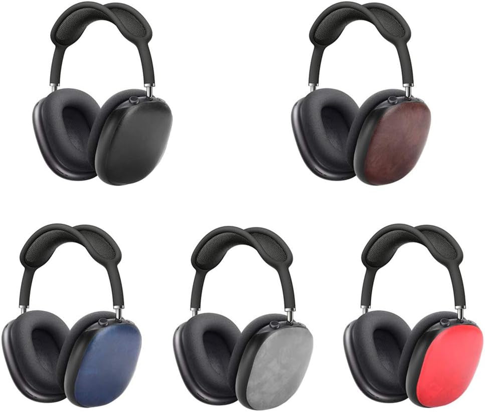 DAYJOY Leather Case Compatible with Airpods Max, Glossy Effect Soft Leather Protective Case Cover for Airpods Max (Black)  DAYJOY   