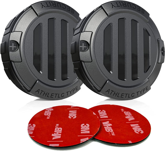 2 Pack Waterproof Airtag Sticker Mount Case for Apple,Hidden Air Tags Adhesive Protector Mount Holder Stick on Bike,Bicycle,Luggage, Car,Tv Remote Control, Etc.…  PSRAT   