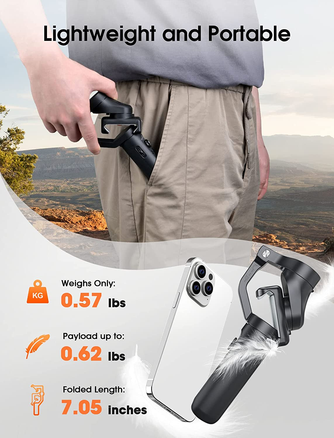 Hohem Isteady X2 Gimbal Stabilizer for Smartphone, 3-Axis Phone Gimbal with Remote Control, Foldable and Portable Stabilizer for Iphone & Android, Phone Stabilizer for Video Recording Youtube Tiktok  hohem   