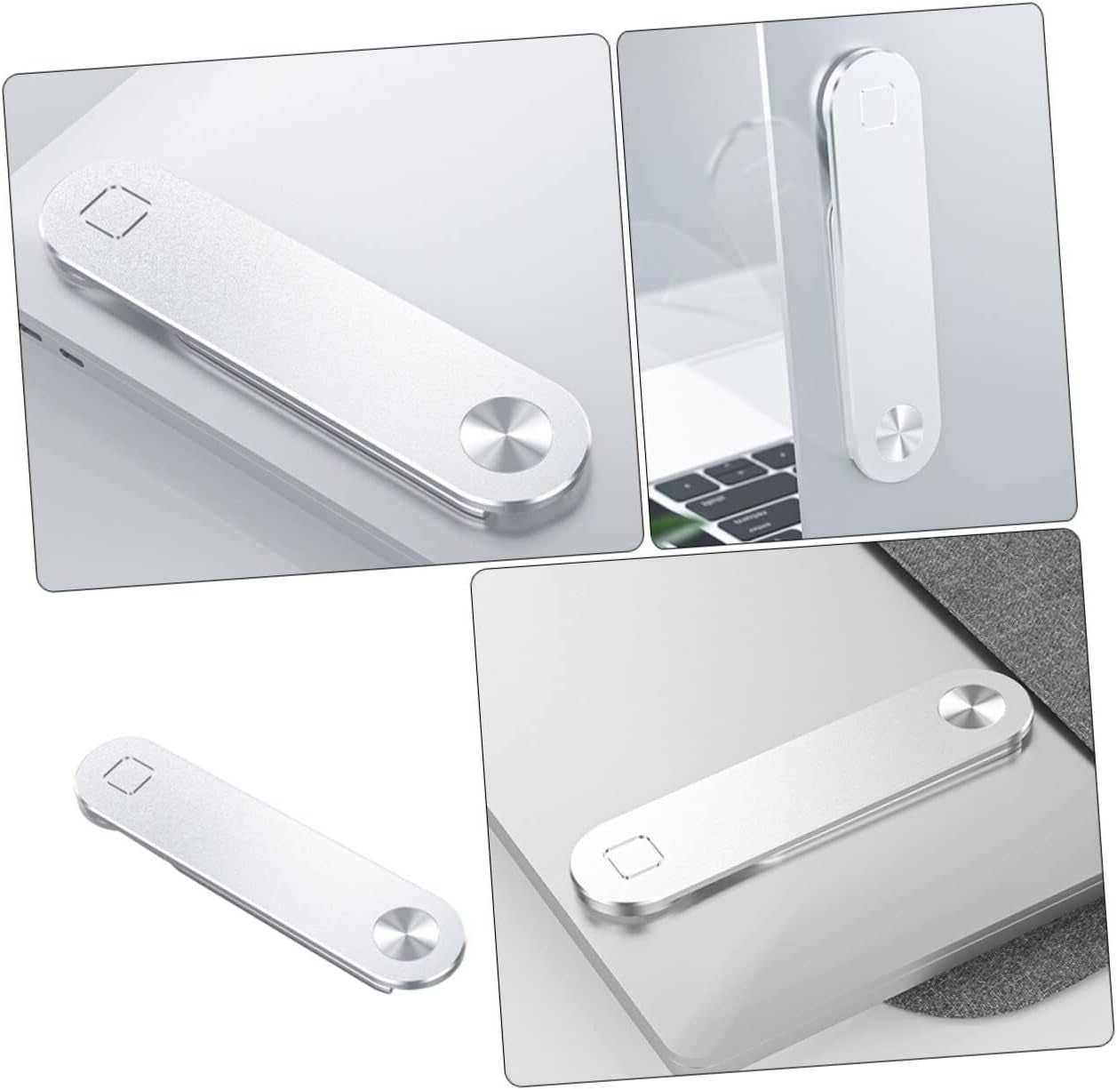 Operitacx Computer Phone Holder Computer Holder for Laptop Metal Brackets Magnetic Tablet Mount Laptop Stand Computer Adjustable Tablet Stand Magnetic Computer Stand Laptop Holder Metal 5Pcs  Operitacx   