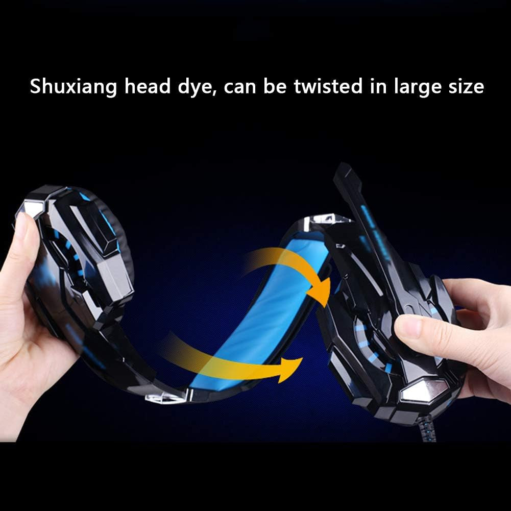 Gaming Headset Wired Headphones over Ear Hi-Fi Stereo Comfortable Earpads for Laptop Tablet Smart Phone  THER   