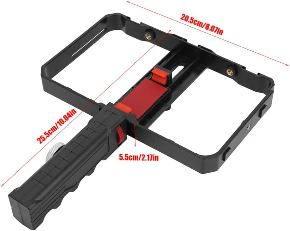 Capture Smooth Video Shots with Handheld Gimbal - Universal Mobile Holder for Live Streaming Follow Focus Mount & Stabilizer  haillusty   